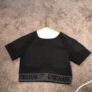 Gymshark Black Flex Crop top